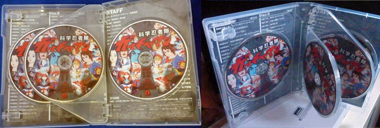 科学忍者隊ガッチャマンBlu-rayBox安価版中ケースのDisc